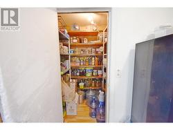 Cold room storage in basement -