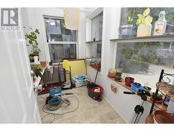 Sun room off basement entrance -