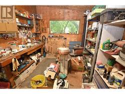 Man cave at back of workshop -