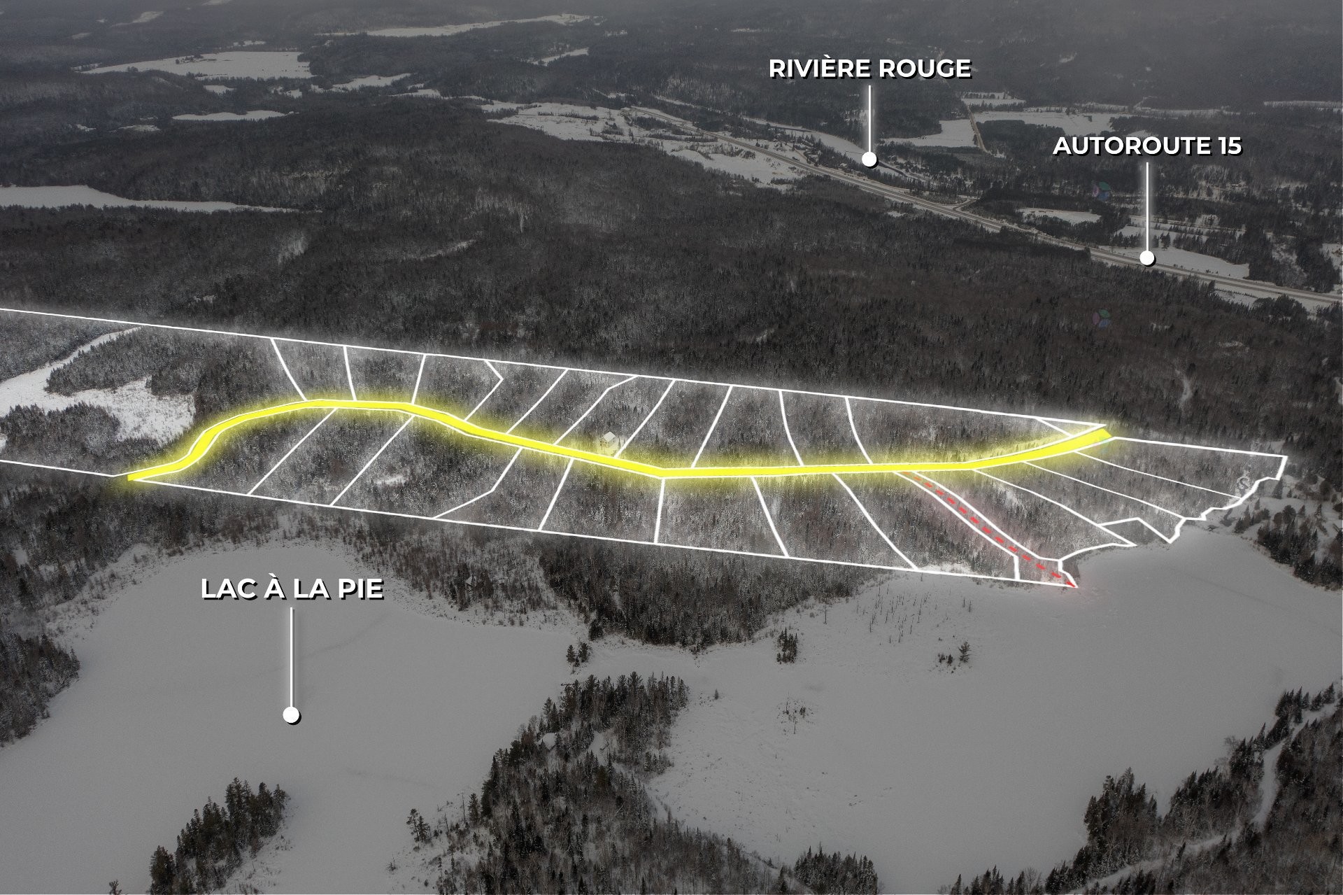 Plan (croquis) - Ch. Olivier-Paradis, Labelle, QC