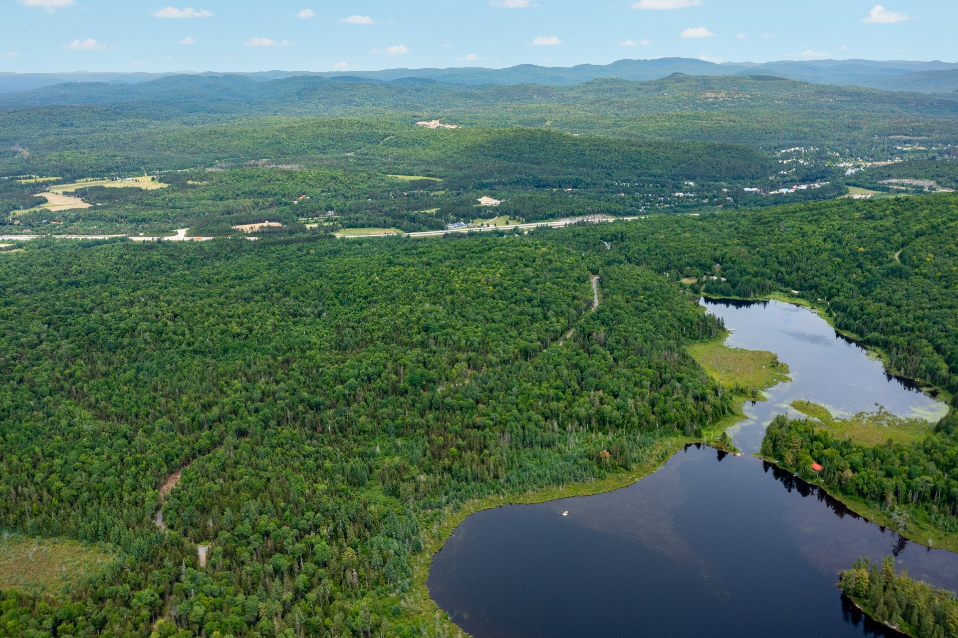 Photo aérienne - Ch. Olivier-Paradis, Labelle, QC
