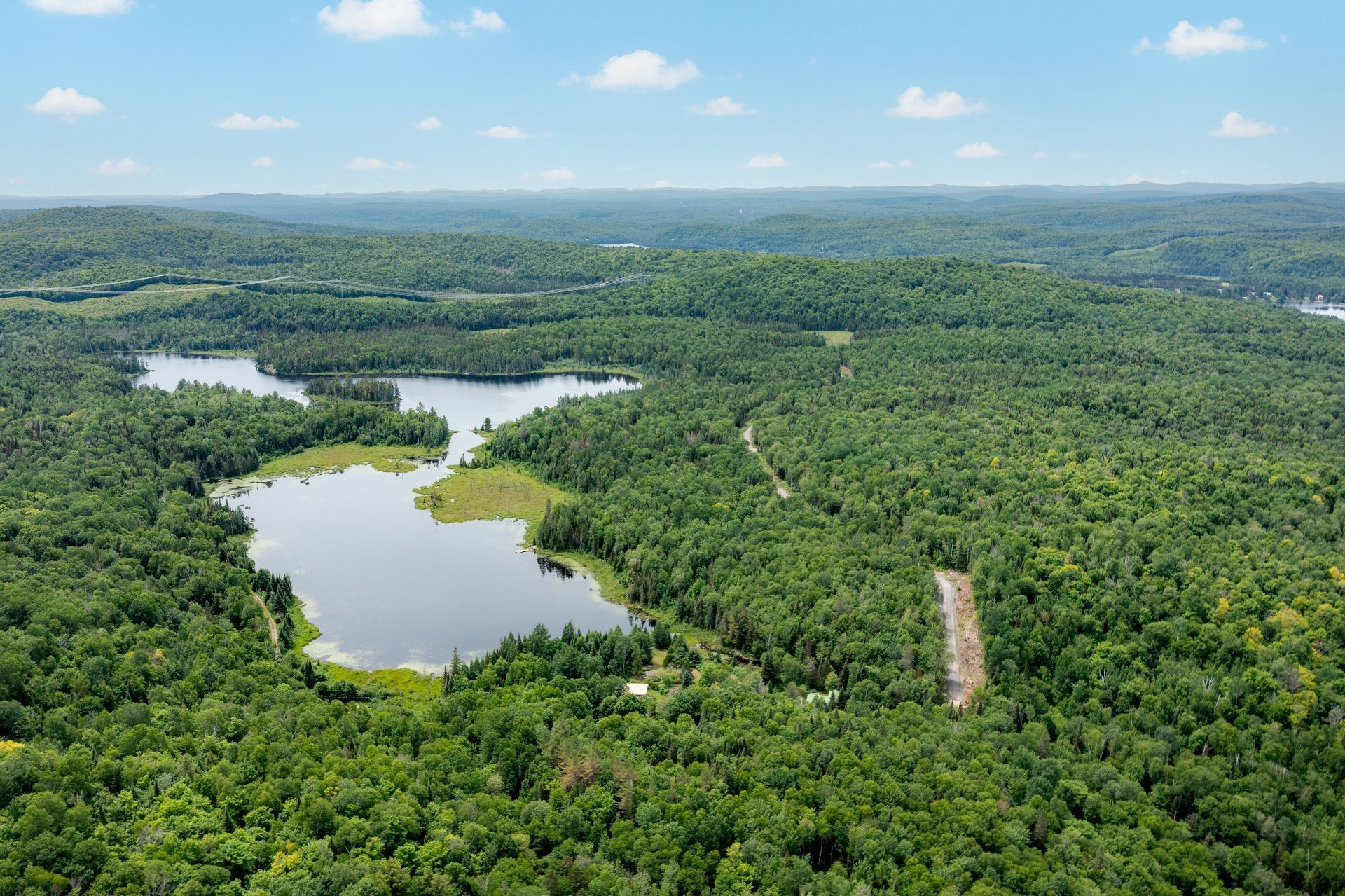 Photo aérienne - Ch. Olivier-Paradis, Labelle, QC