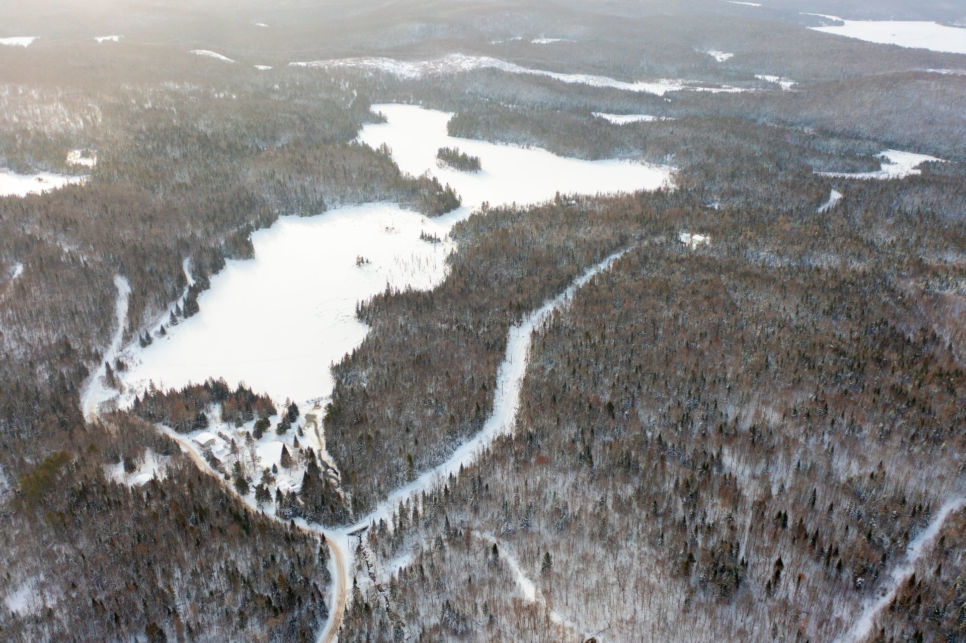 Photo aérienne - Ch. Olivier-Paradis, Labelle, QC