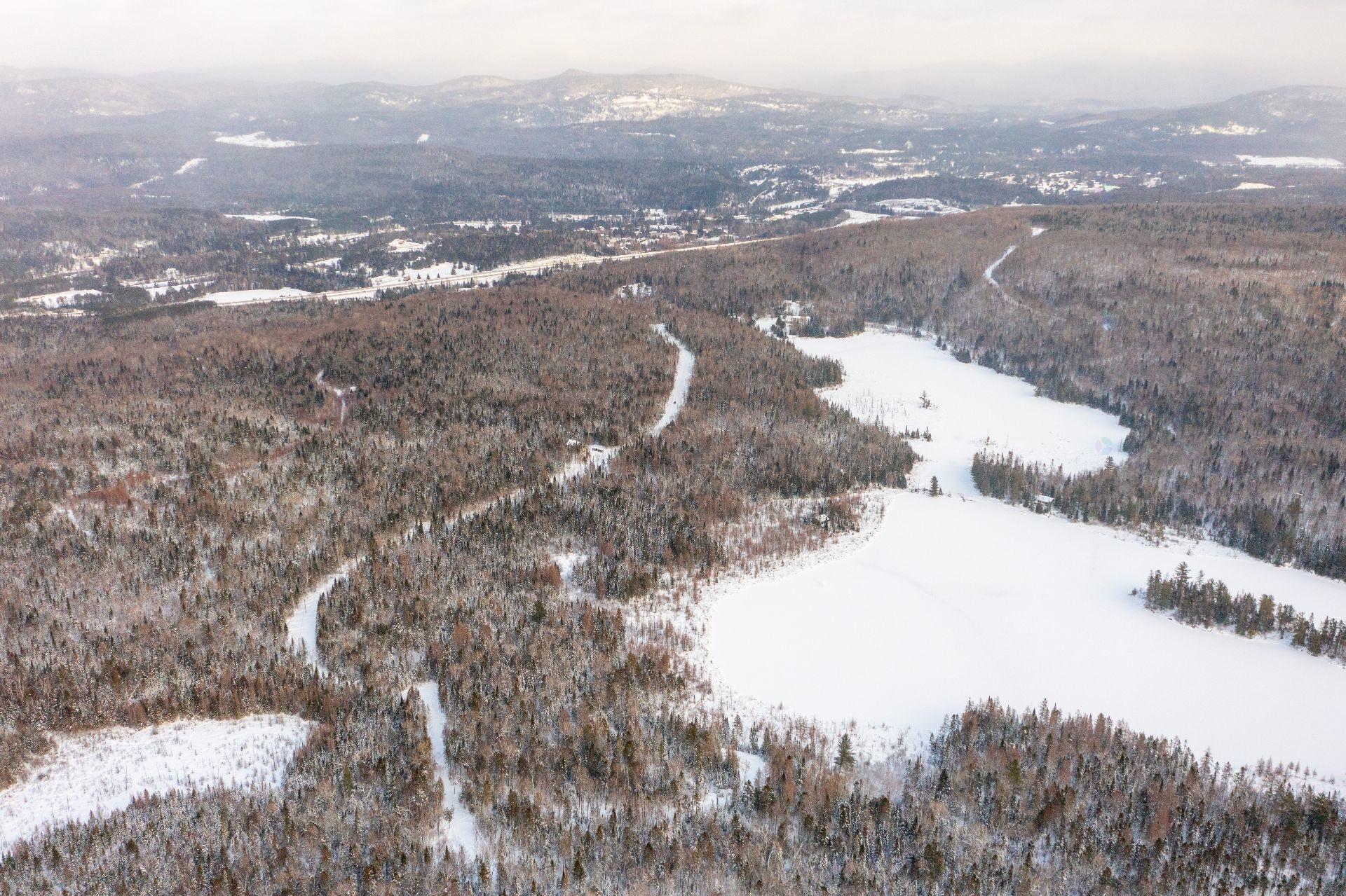 Photo aérienne - Ch. Olivier-Paradis, Labelle, QC