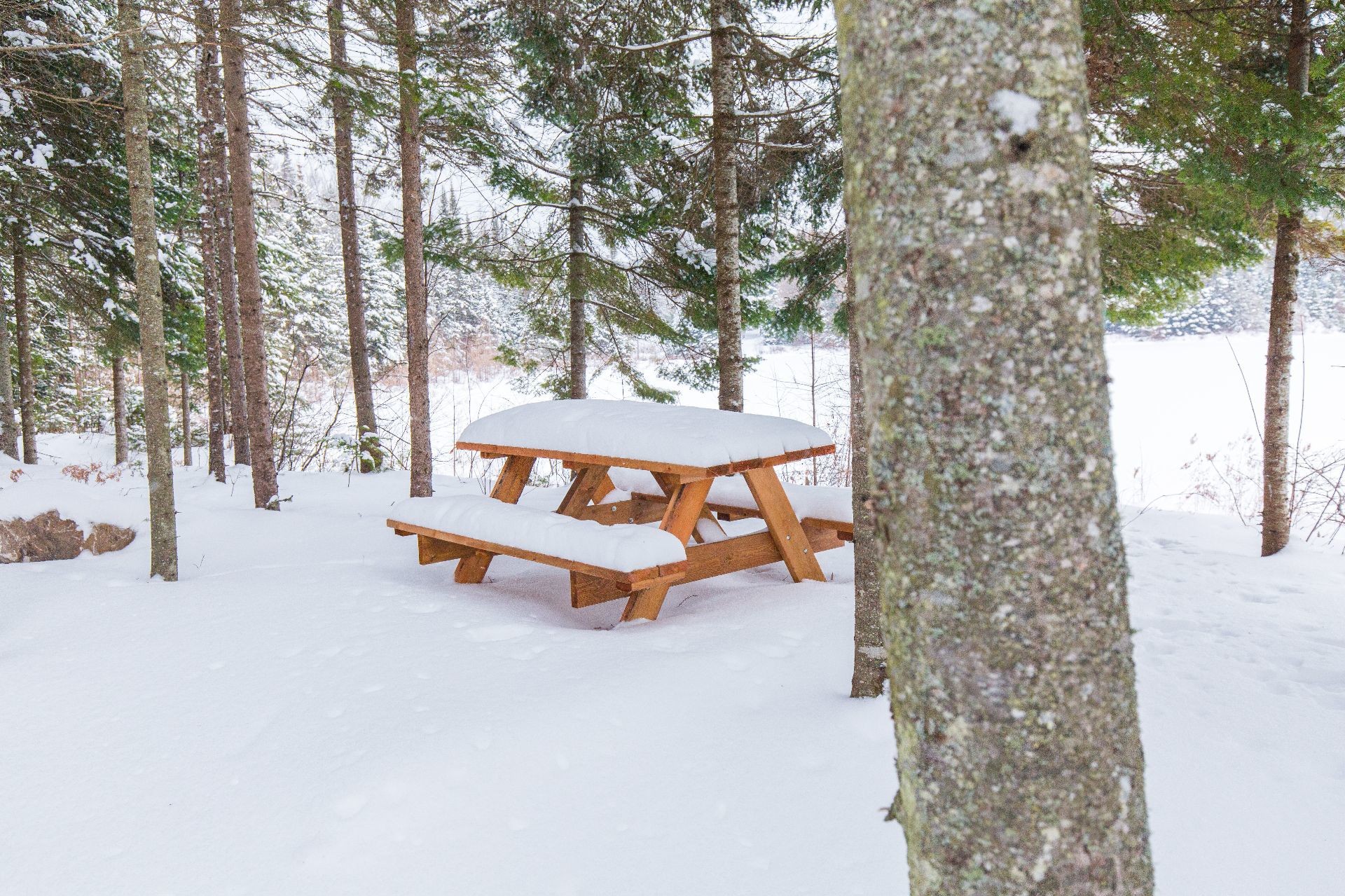 Accès au plan d'eau - Ch. Olivier-Paradis, Labelle, QC