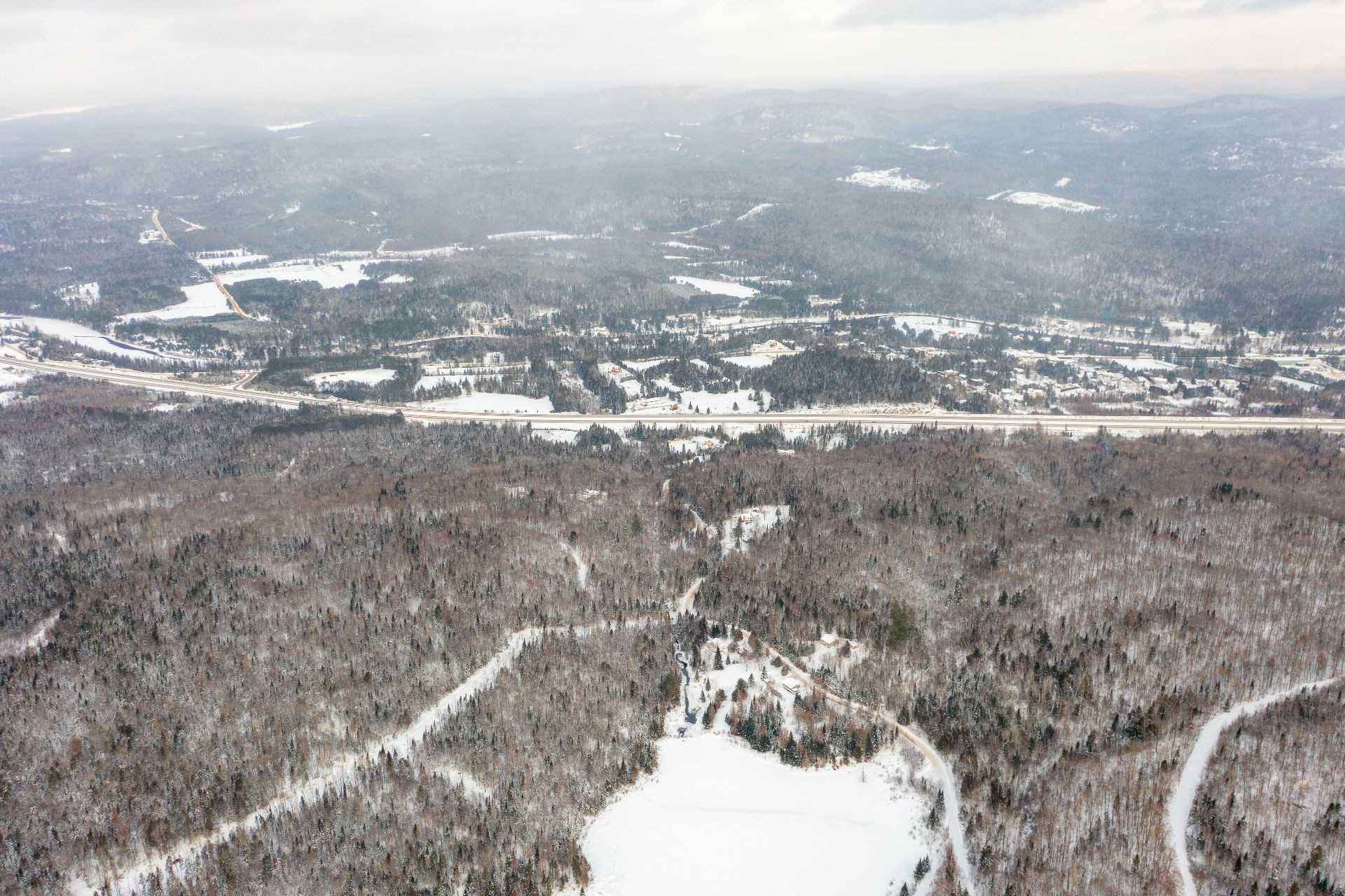Photo aérienne - Ch. Olivier-Paradis, Labelle, QC