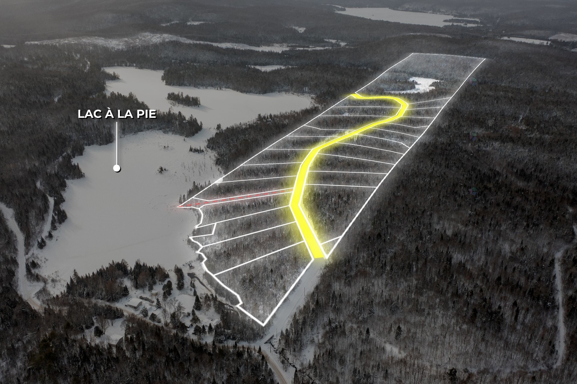 Plan (croquis) - Ch. Olivier-Paradis, Labelle, QC