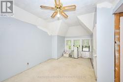 Finished Attic with ceiling fan & windows -