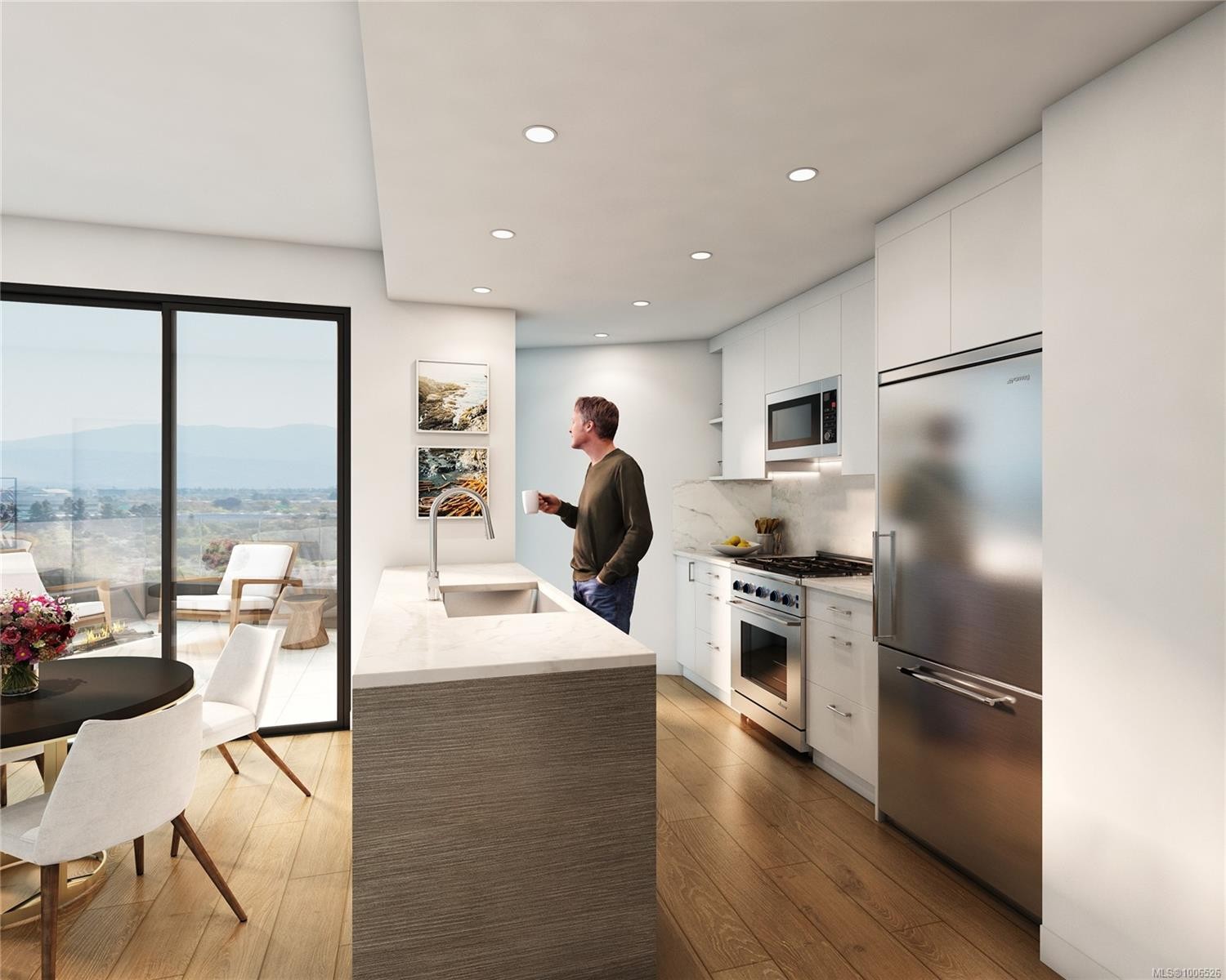 411-6320 Sentinal Dr, Nanaimo, BC - Indoor Photo Showing Kitchen With Upgraded Kitchen