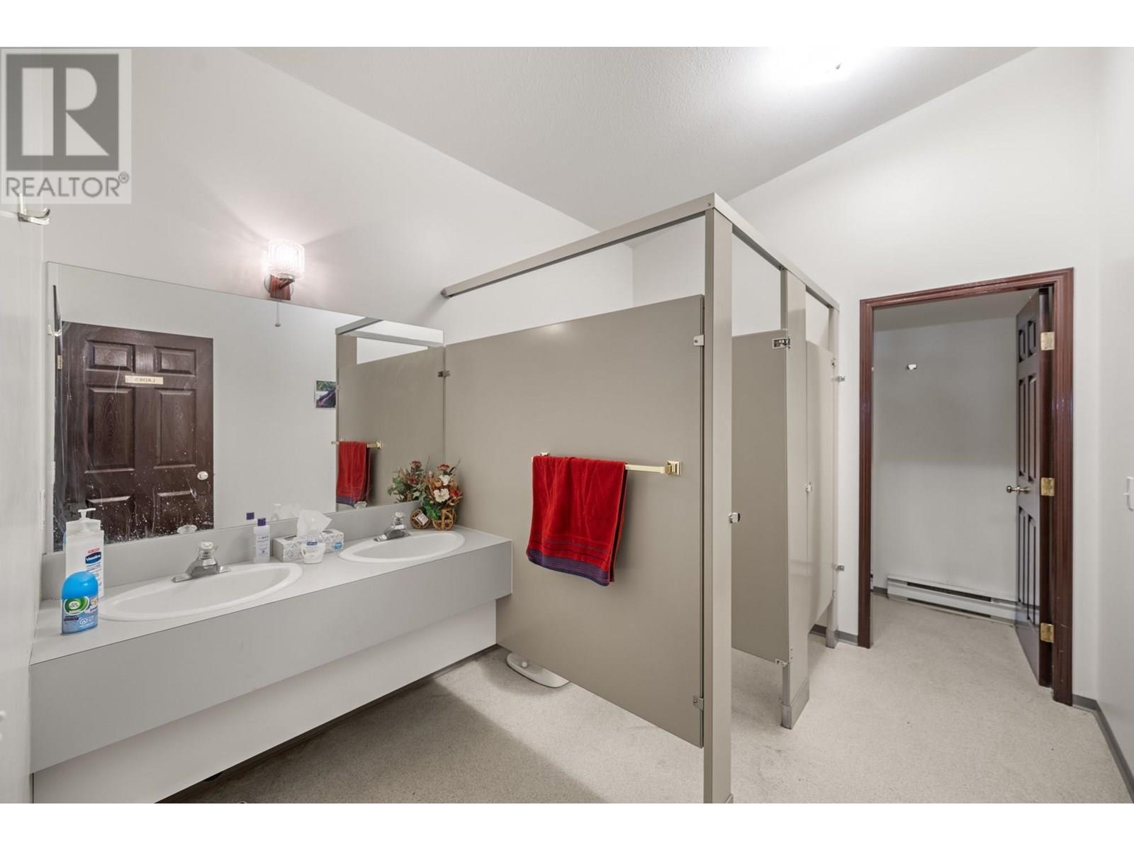 Arena washroom - 910 Lumby Mabel Lake Road, Lumby, BC