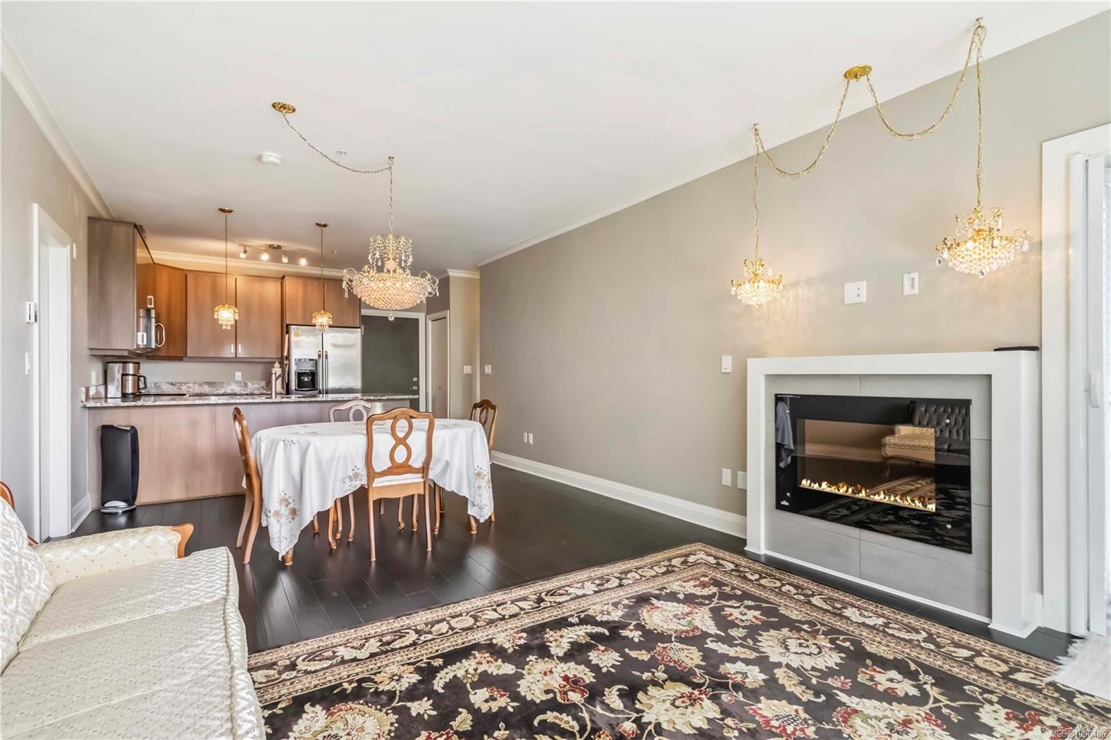 216-1145 Sikorsky Rd, Langford, BC - Indoor With Fireplace