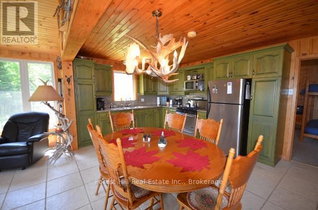 10365 Rabbit, Temagami, ON - Indoor Photo Showing Dining Room