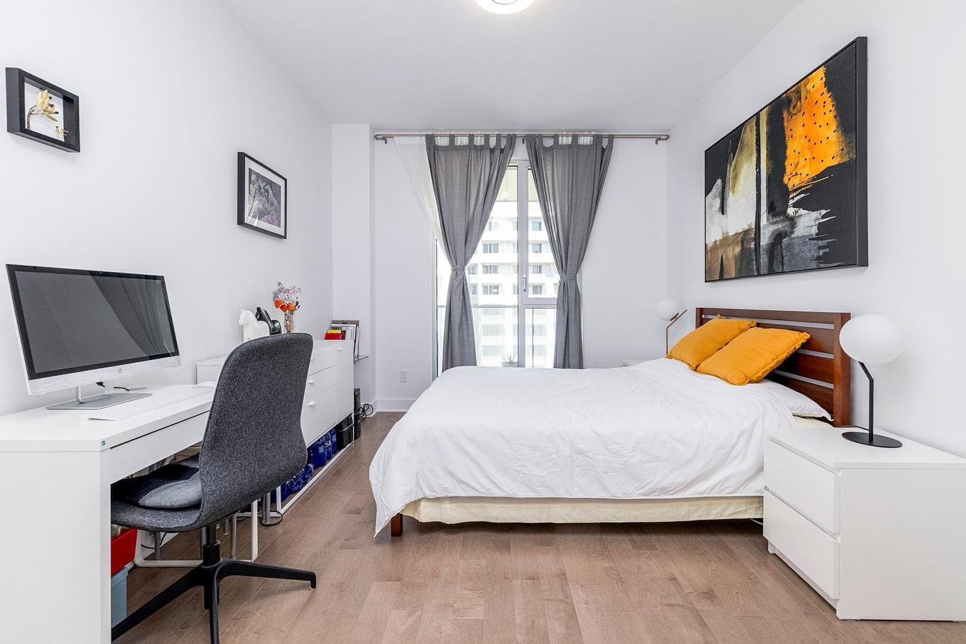 Chambre à coucher - 806-5265 Rue Mackenzie, Montréal (Côte-Des-Neiges/Notre-Dame-De-Grâce), QC - Indoor Photo Showing Bedroom