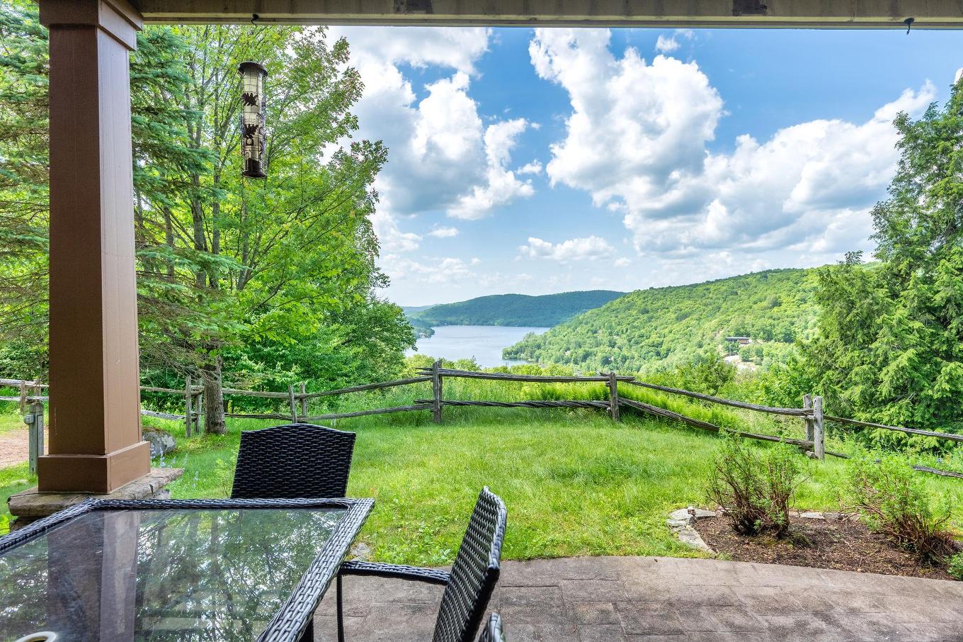 Backyard - 1-156 Rue Du Mont-Plaisant, Mont-Tremblant, QC - Outdoor With View