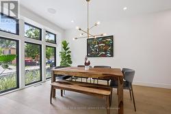 Sophisticated Dining Area -