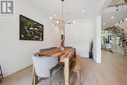 Sophisticated Dining Area -