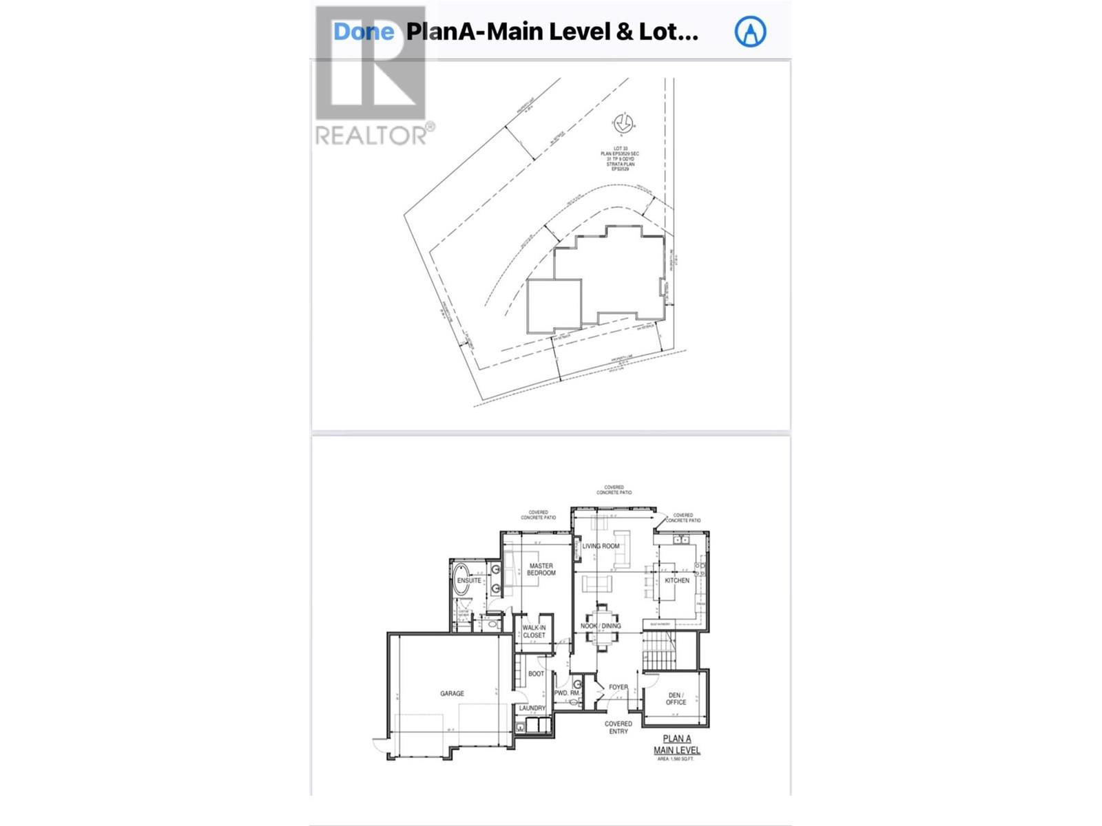Potential layout lot and plan A - 595 Vineyard Way N Lot# 33, Vernon, BC