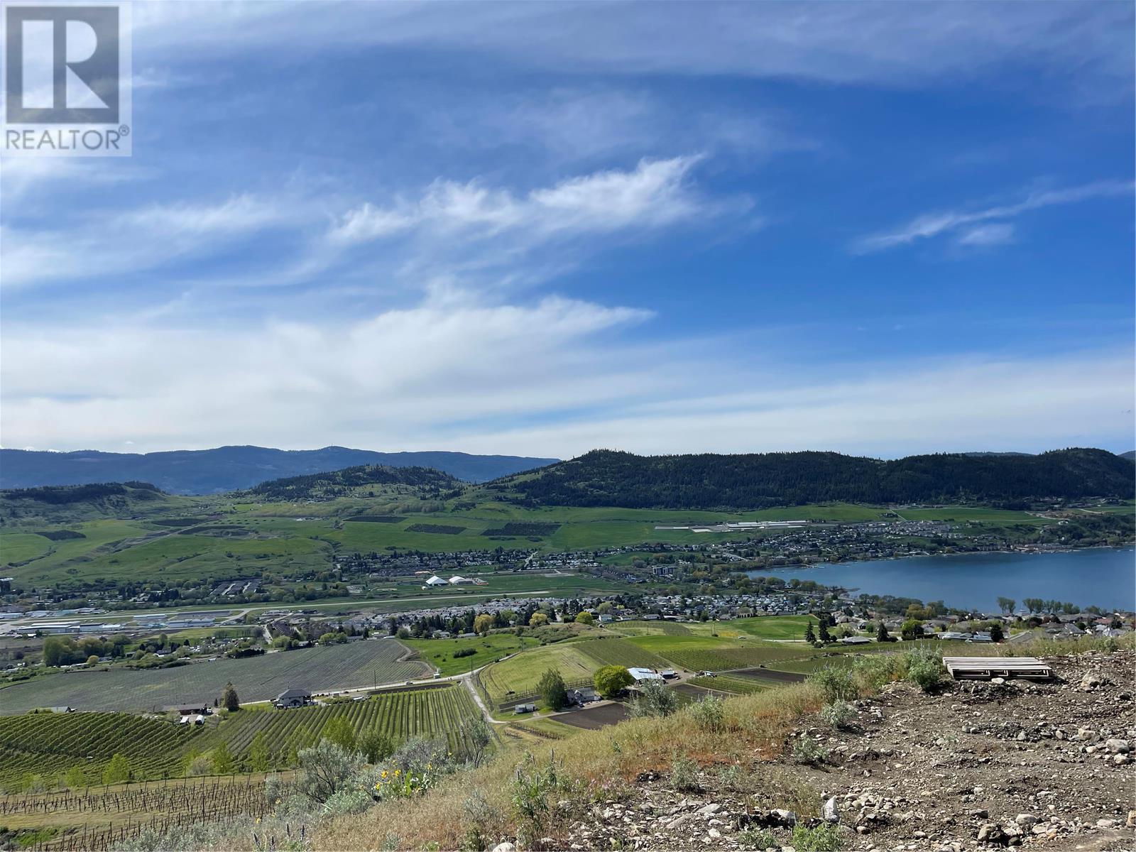View over vineyards and Kin Beach - 595 Vineyard Way N Lot# 33, Vernon, BC