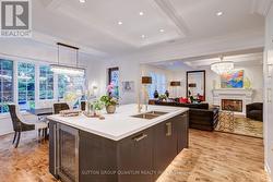 Kitchen /Family Room w Gas FP -