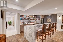 Marble Waterfall and Custom Lighting -