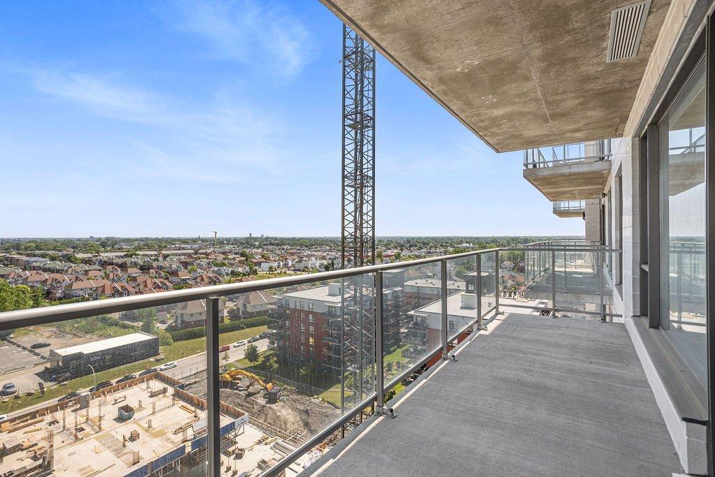 Balcony - 1205-3671 Av. Jean-Béraud, Laval (Chomedey), QC - Outdoor With View With Exterior