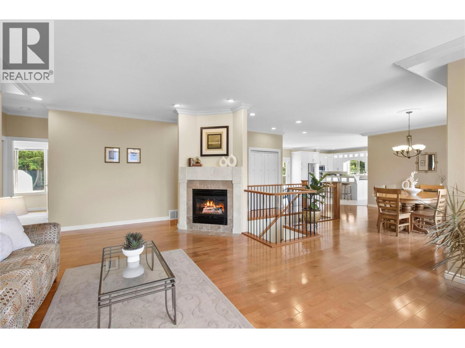 3659 Mcbride Road, Blind Bay, BC - Indoor Photo Showing Living Room With Fireplace