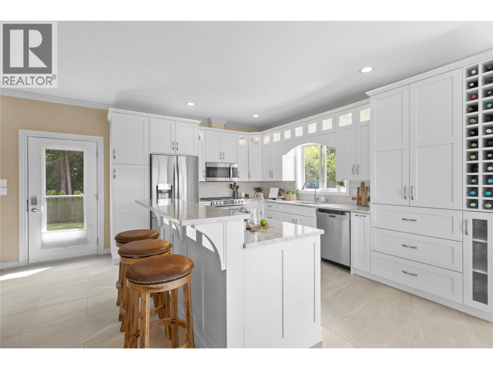 3659 Mcbride Road, Blind Bay, BC - Indoor Photo Showing Kitchen With Upgraded Kitchen