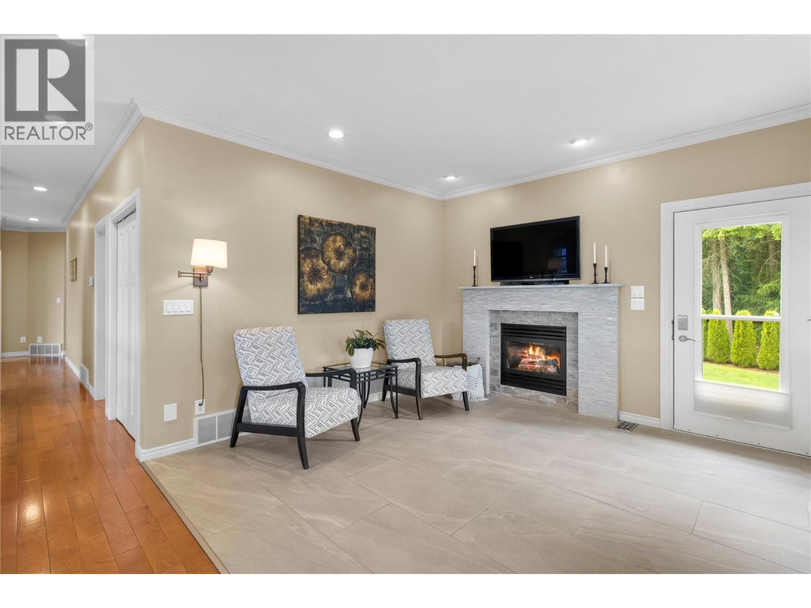 3659 Mcbride Road, Blind Bay, BC - Indoor Photo Showing Other Room With Fireplace
