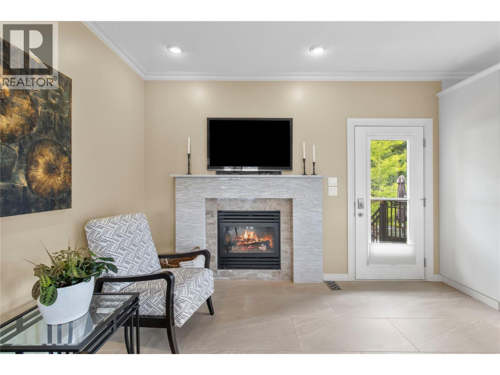 3659 Mcbride Road, Blind Bay, BC - Indoor Photo Showing Living Room With Fireplace