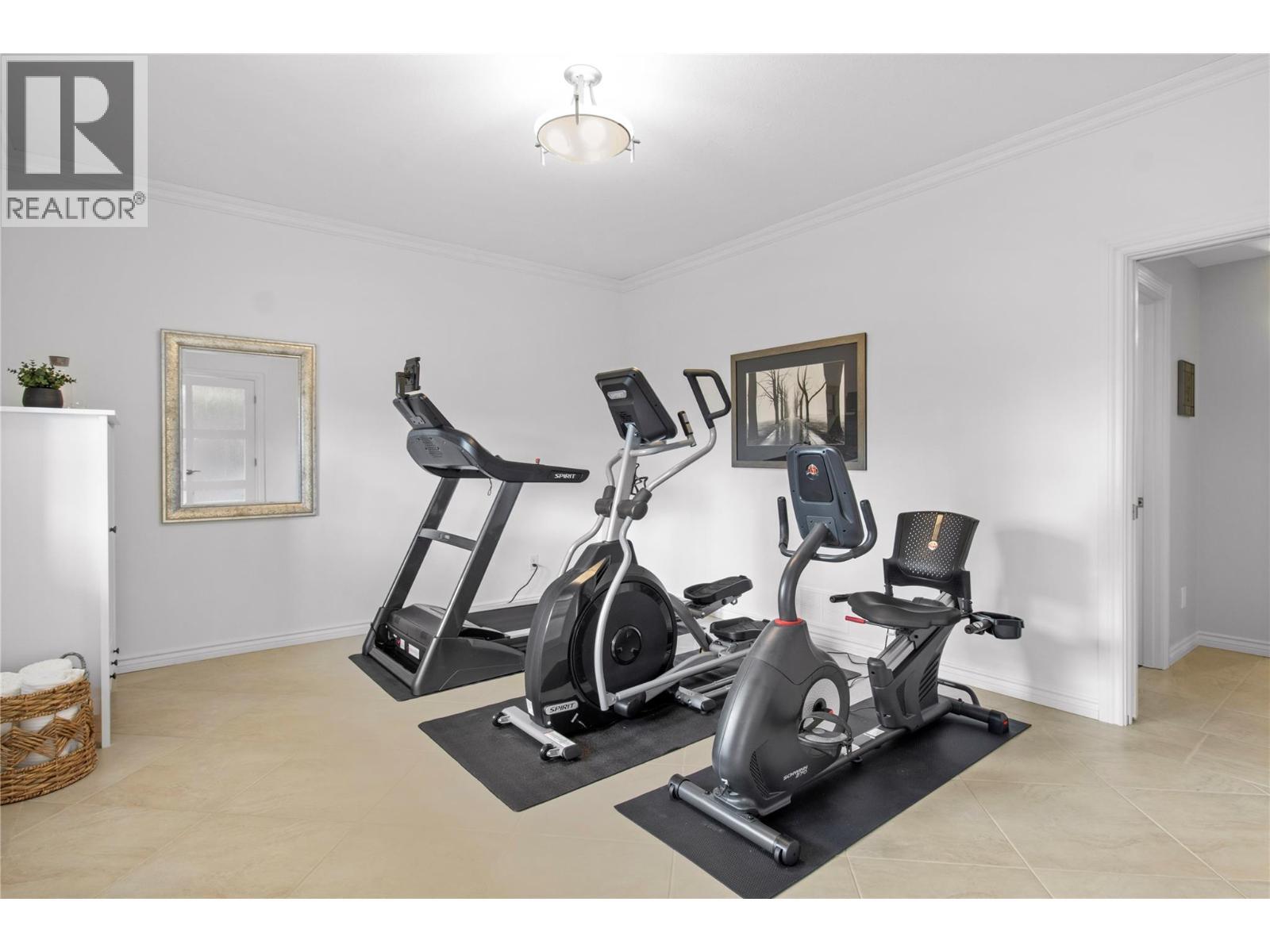 3659 Mcbride Road, Blind Bay, BC - Indoor Photo Showing Gym Room