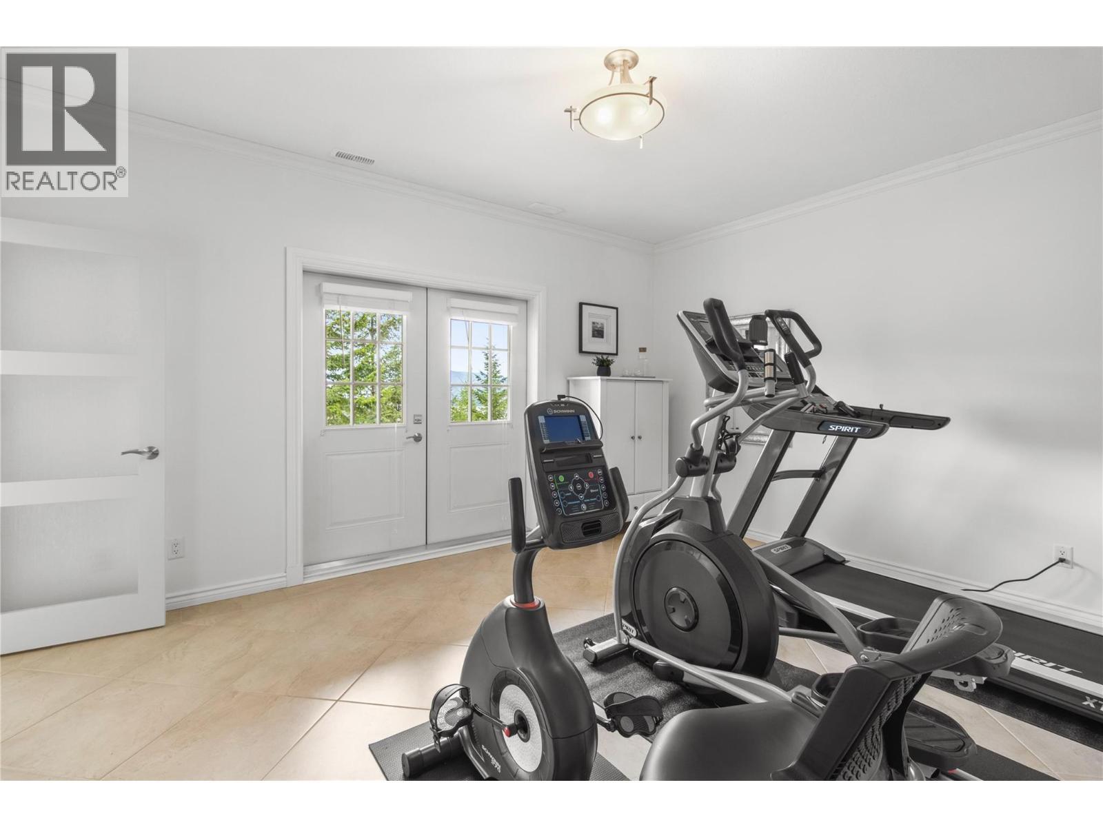 3659 Mcbride Road, Blind Bay, BC - Indoor Photo Showing Gym Room