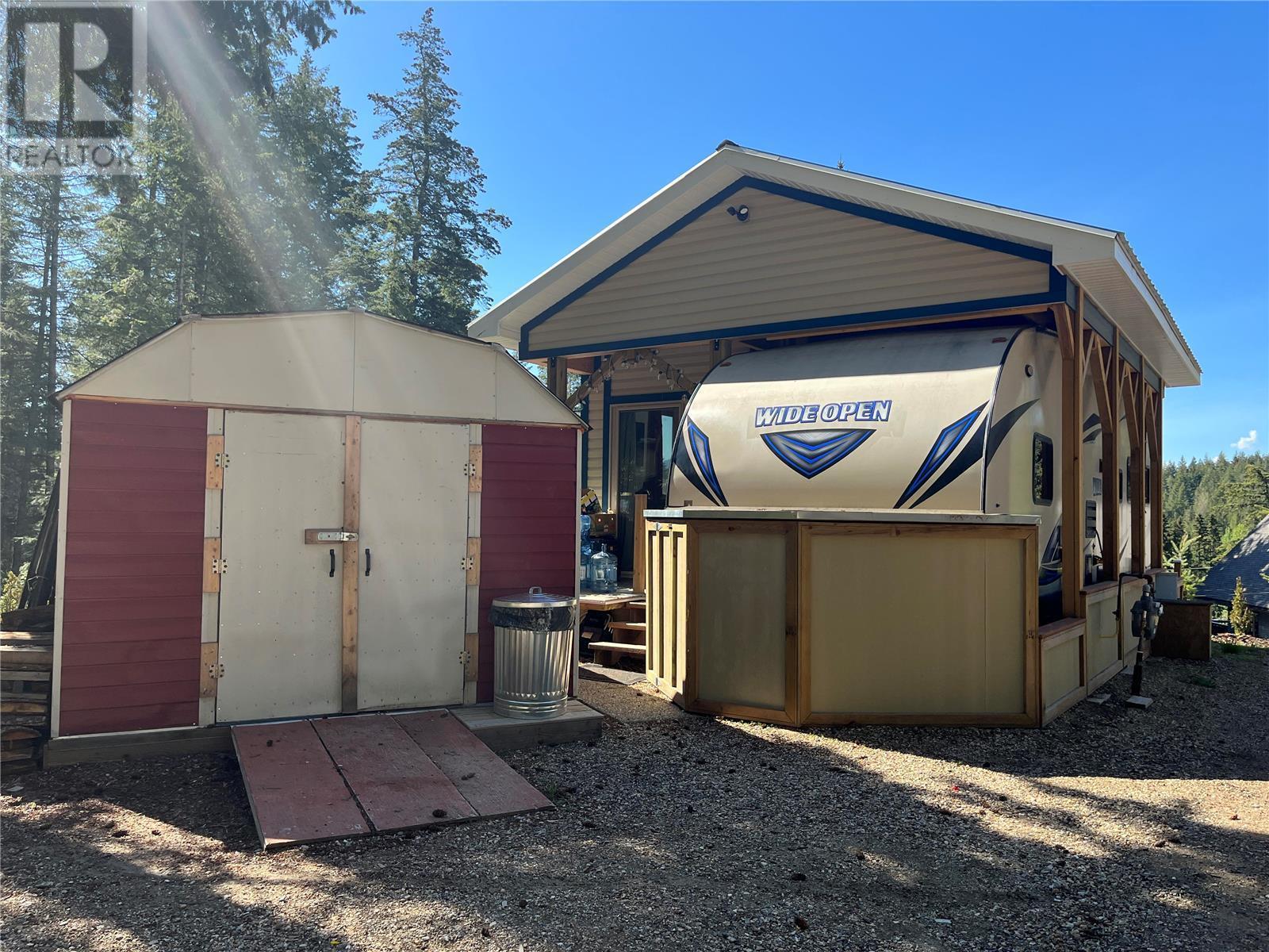 RV pad rented - 645 Badger Road, Tappen, BC