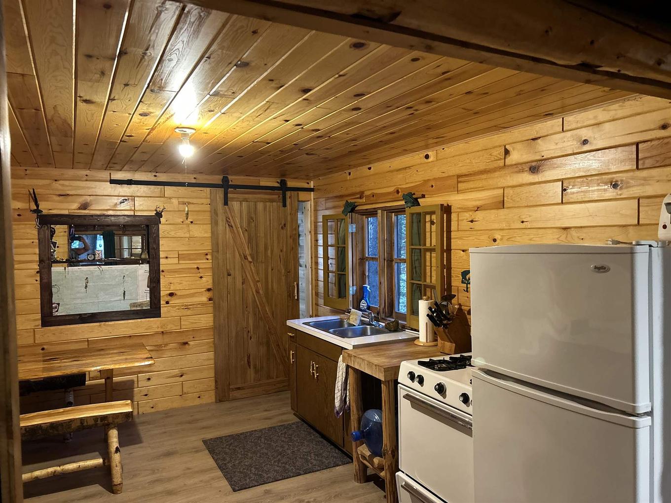 14 Island Canyon Lake, Vermilion Bay, ON - Indoor Photo Showing Kitchen With Double Sink