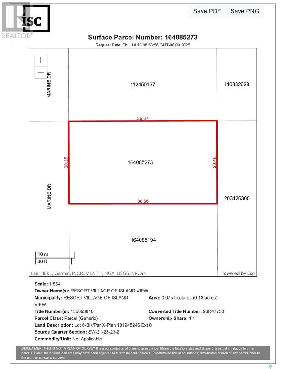 Lot 6 Block X Marina Drive, Island View, SK