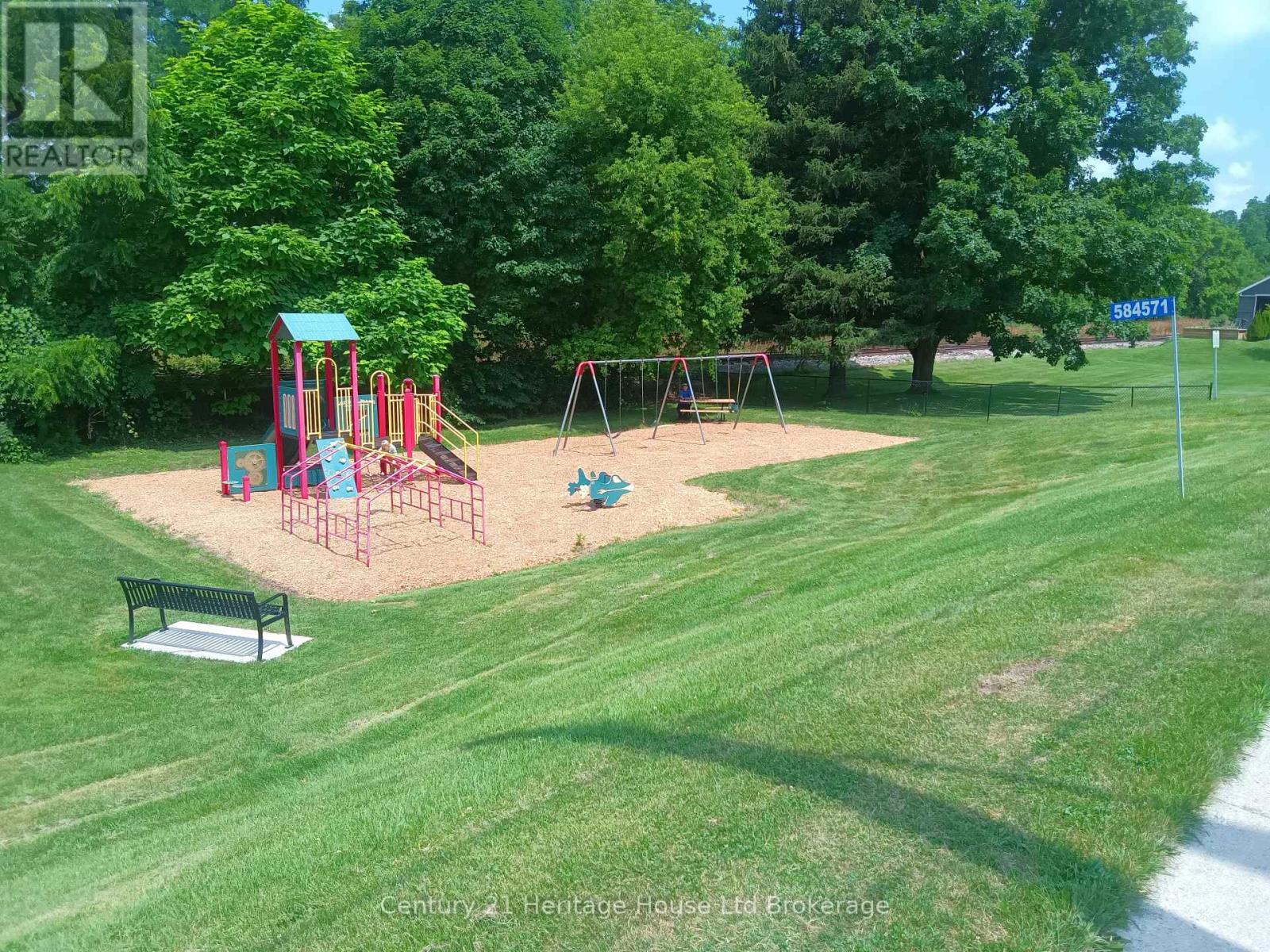 Playground across the street - 584572 Beachville Road, South-West Oxford (Beachville), ON - Outdoor With Backyard
