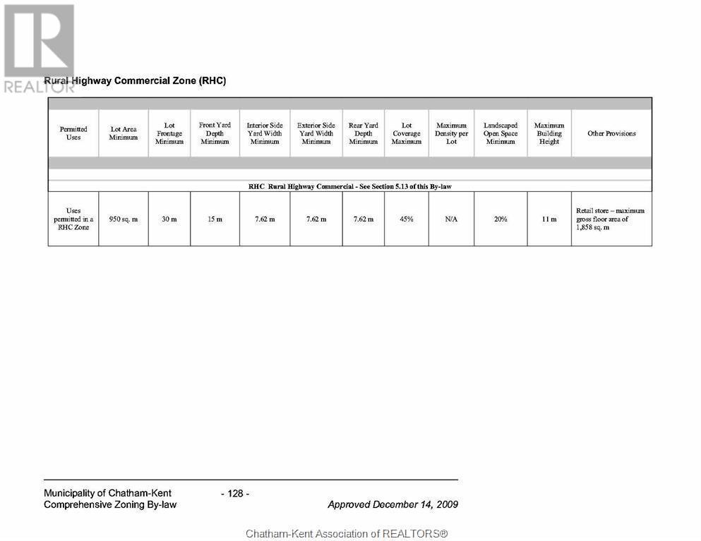 Vl Station Road, Thamesville, ON
