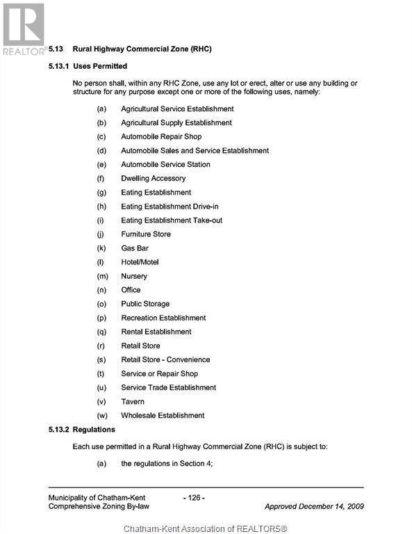 Vl Station Road, Thamesville, ON