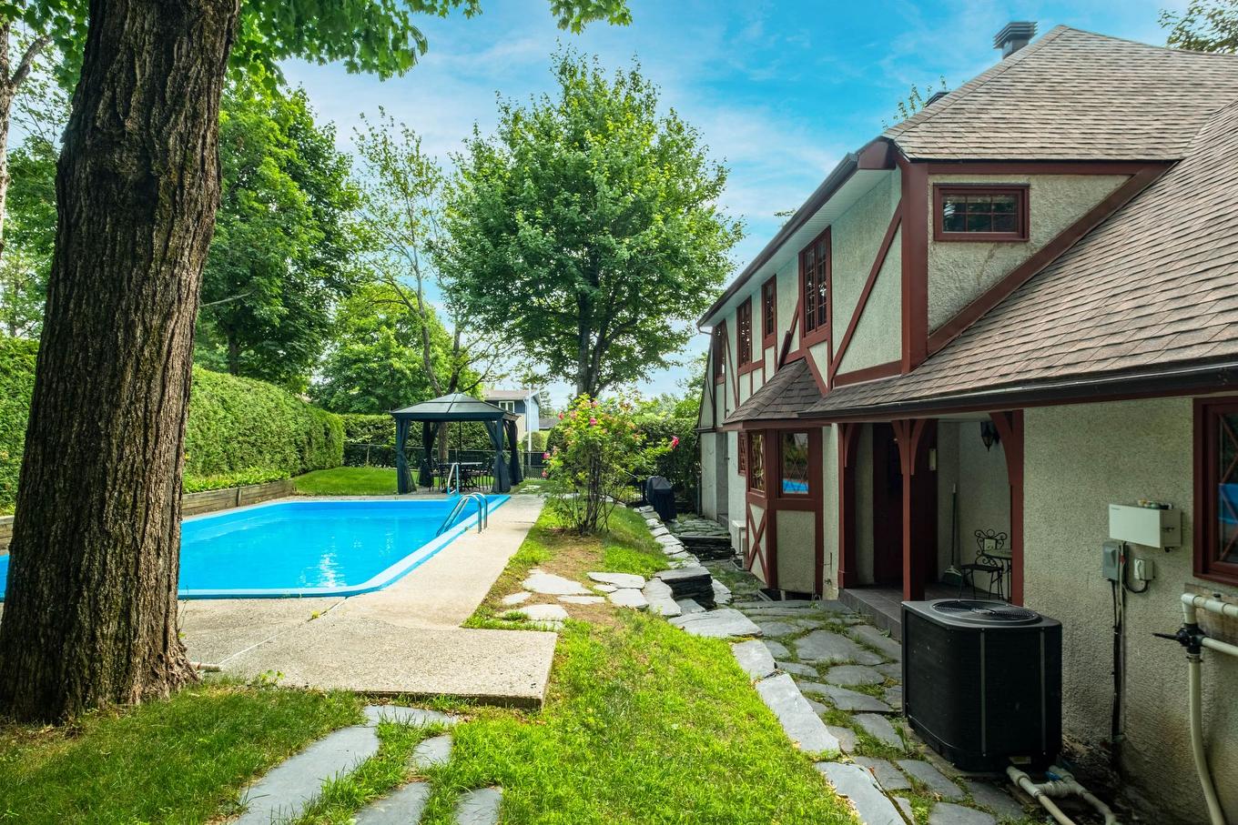 Exterior - 410 Rue Denonville, Sherbrooke (Les Nations), QC - Outdoor With In Ground Pool