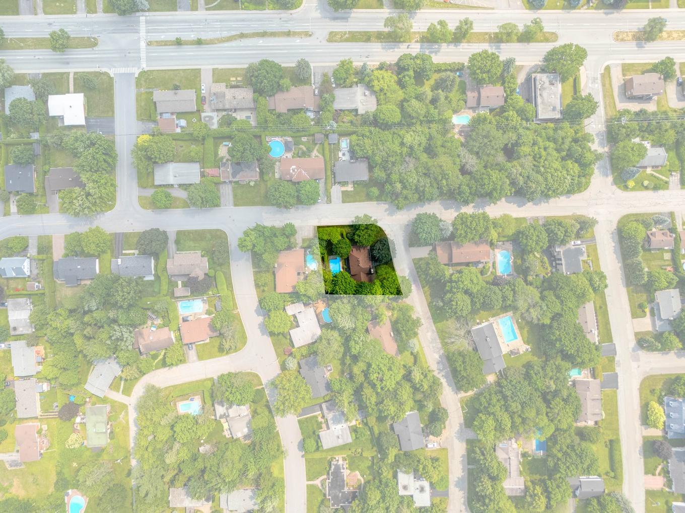 Aerial photo - 410 Rue Denonville, Sherbrooke (Les Nations), QC - Other