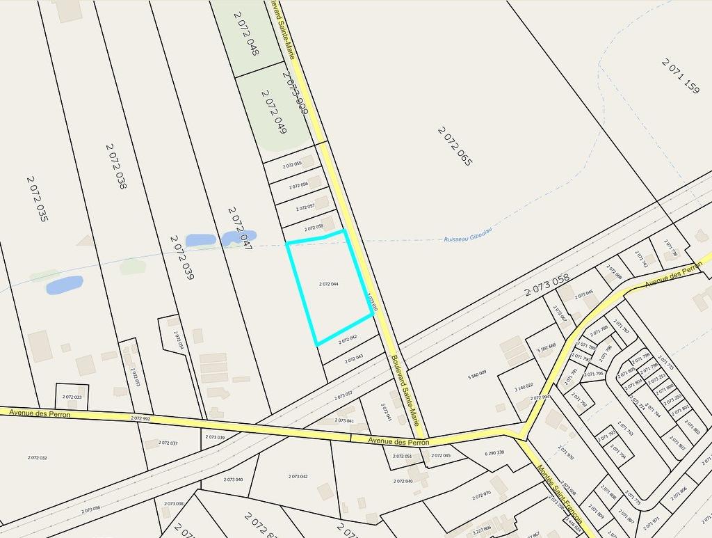 Plan (croquis) - Boul. Ste-Marie, Laval (Saint-François), QC