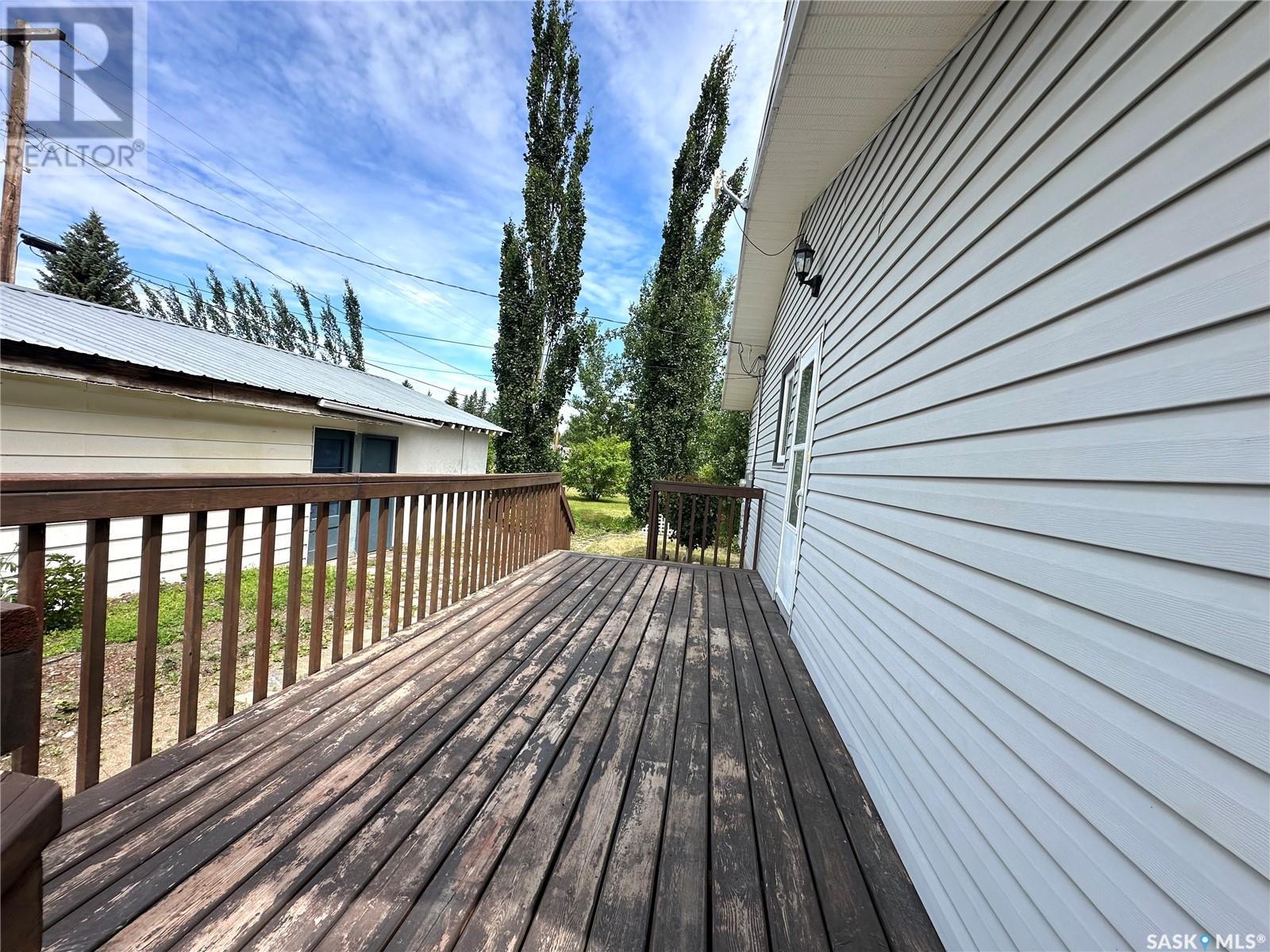 101 1St Avenue, Medstead, SK - Outdoor With Deck Patio Veranda With Exterior