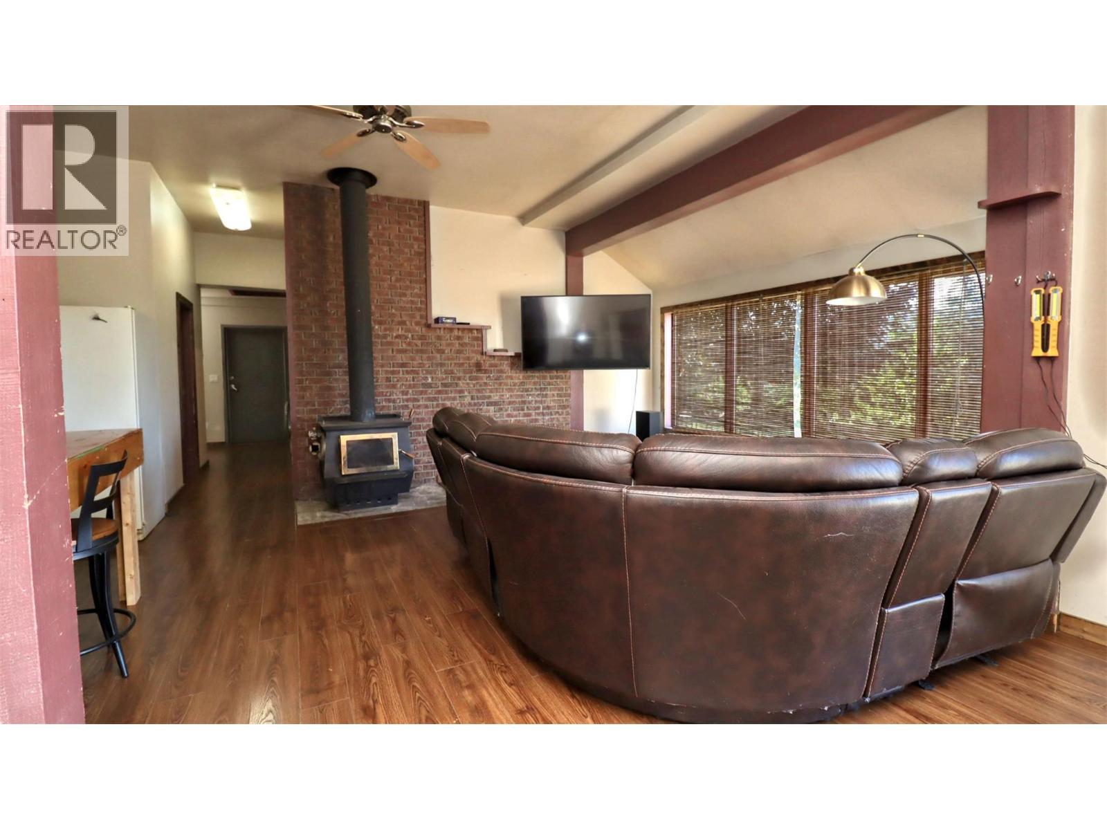 5795 Squilax-Anglemont Road, Celista, BC - Indoor With Fireplace