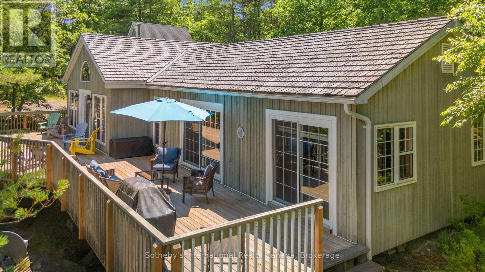 520 Is 80 Go Home Lake, Georgian Bay (Gibson), ON - Outdoor With Deck Patio Veranda With Exterior