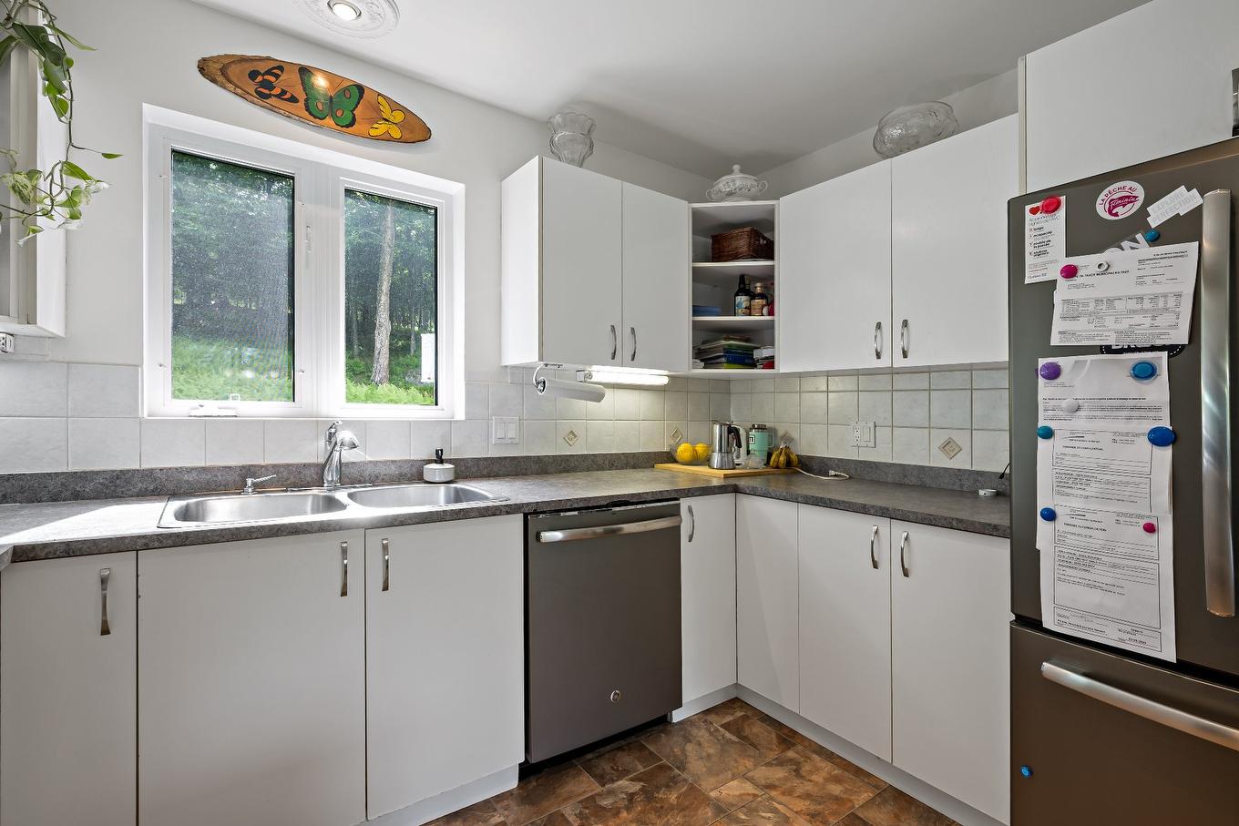 Kitchen - 412 Ch. Du Lac-Mercier, Mont-Tremblant, QC - Indoor Photo Showing Kitchen With Double Sink