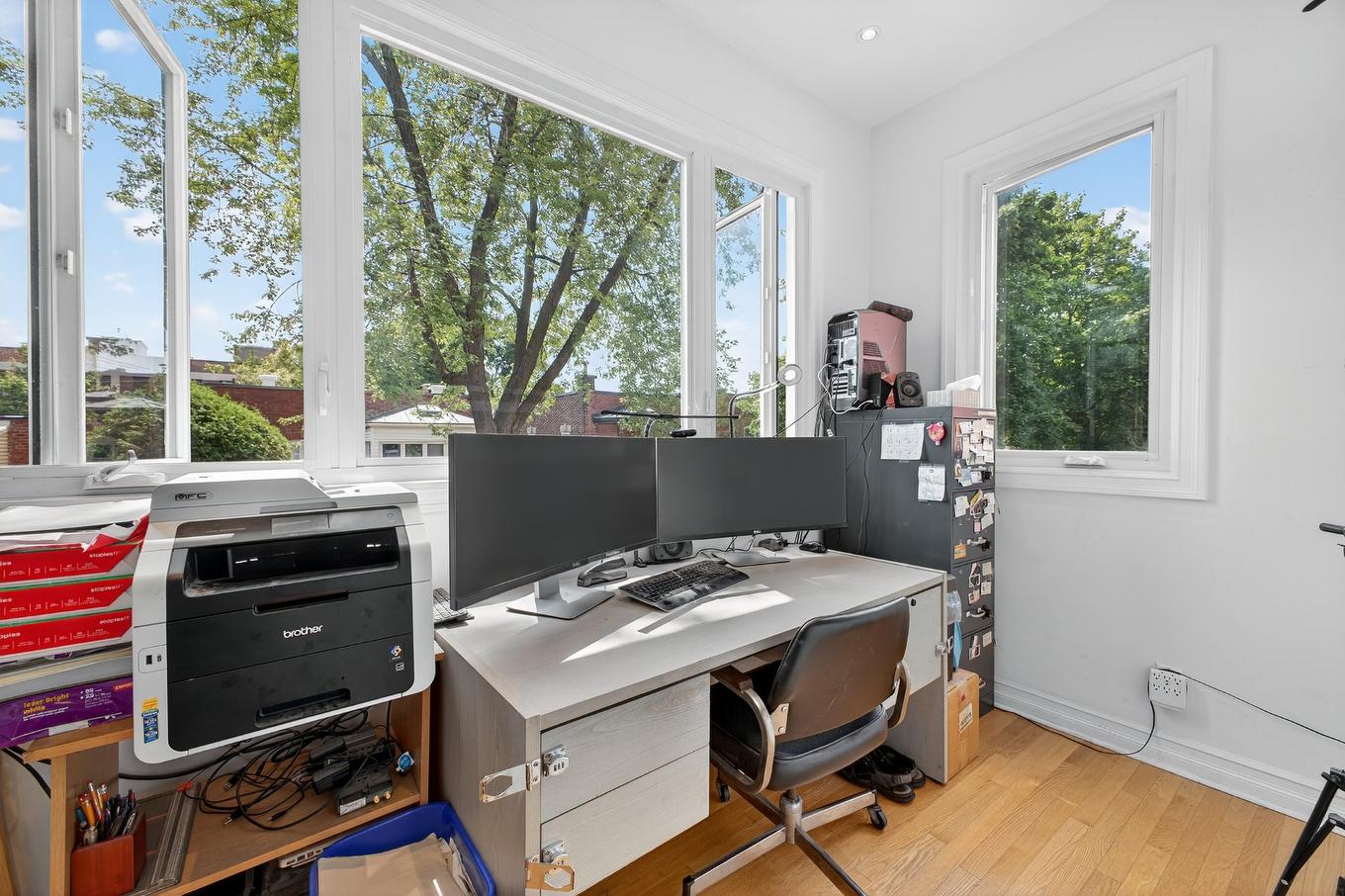 Bureau - 3844 Av. Marlowe, Montréal (Côte-Des-Neiges/Notre-Dame-De-Grâce), QC - Indoor Photo Showing Office