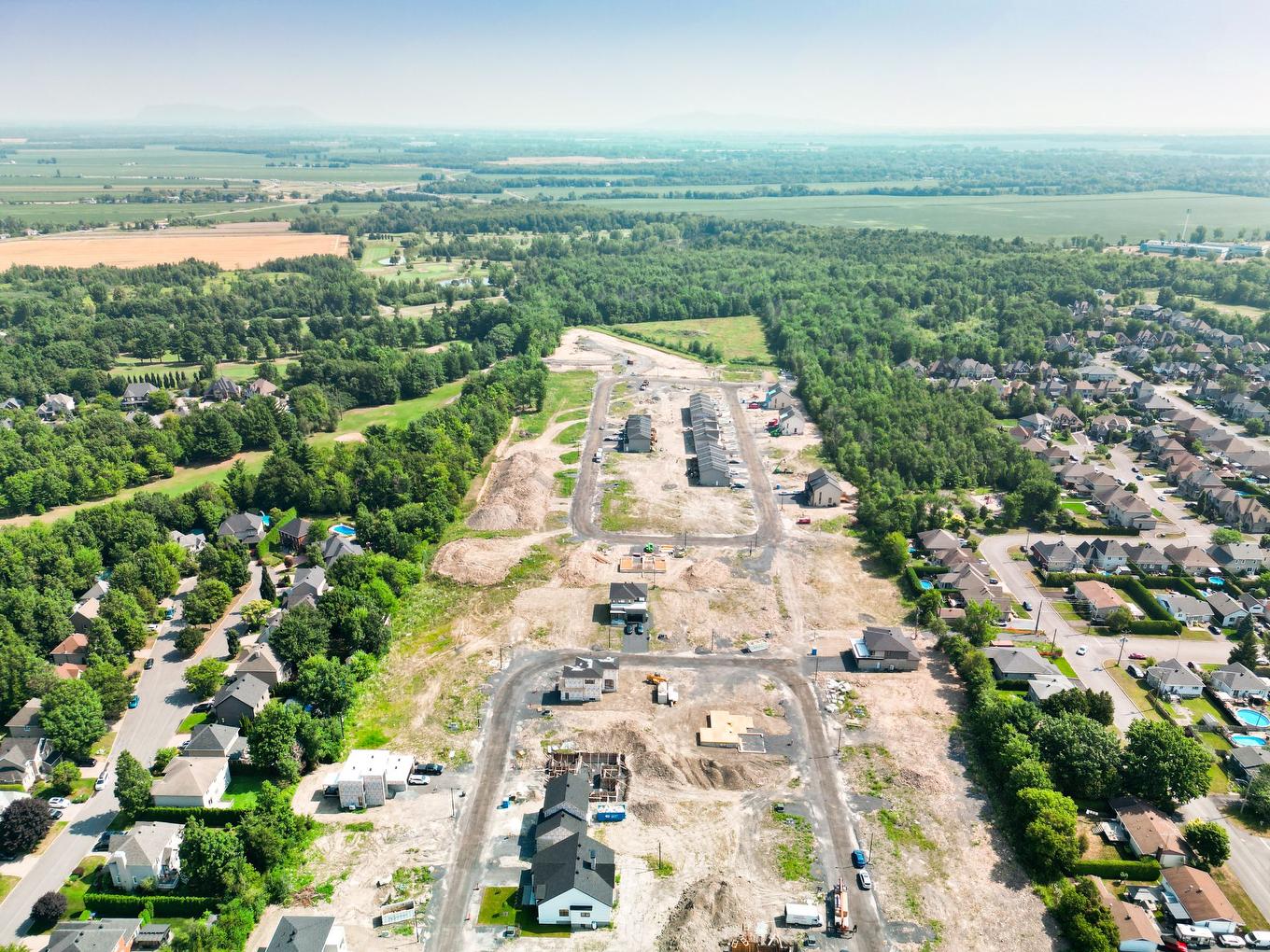 Aerial photo - Rue Des Fortifications, Saint-Jean-Sur-Richelieu, QC - Outdoor With View