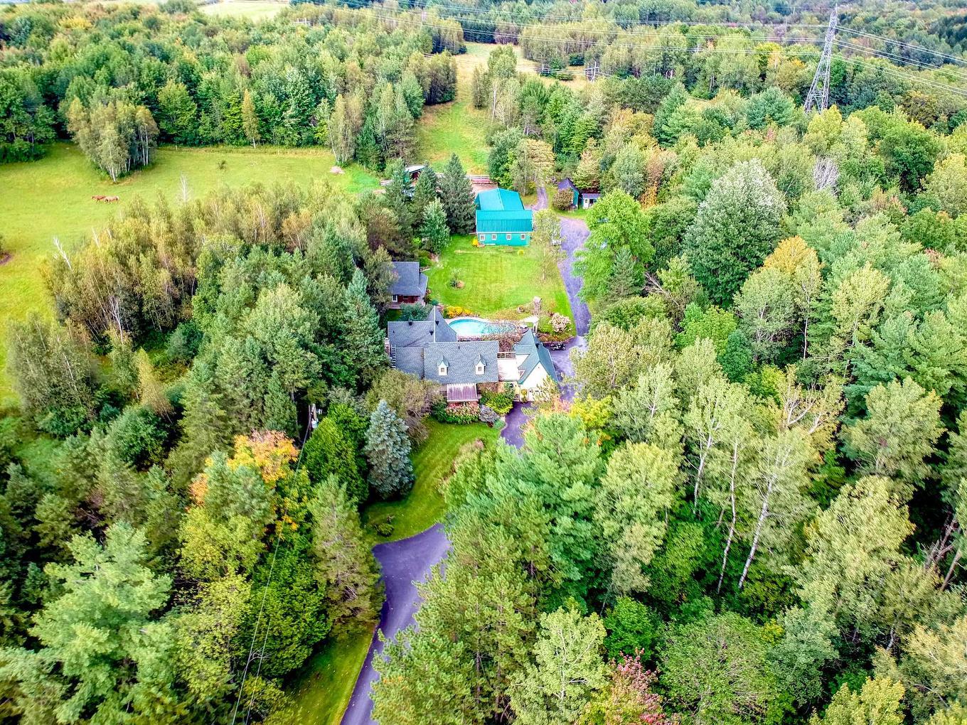 Aerial photo - 7655 Rue St-François N., Sherbrooke (Brompton/Rock Forest/Saint-Élie/Deauville), QC - Outdoor With View