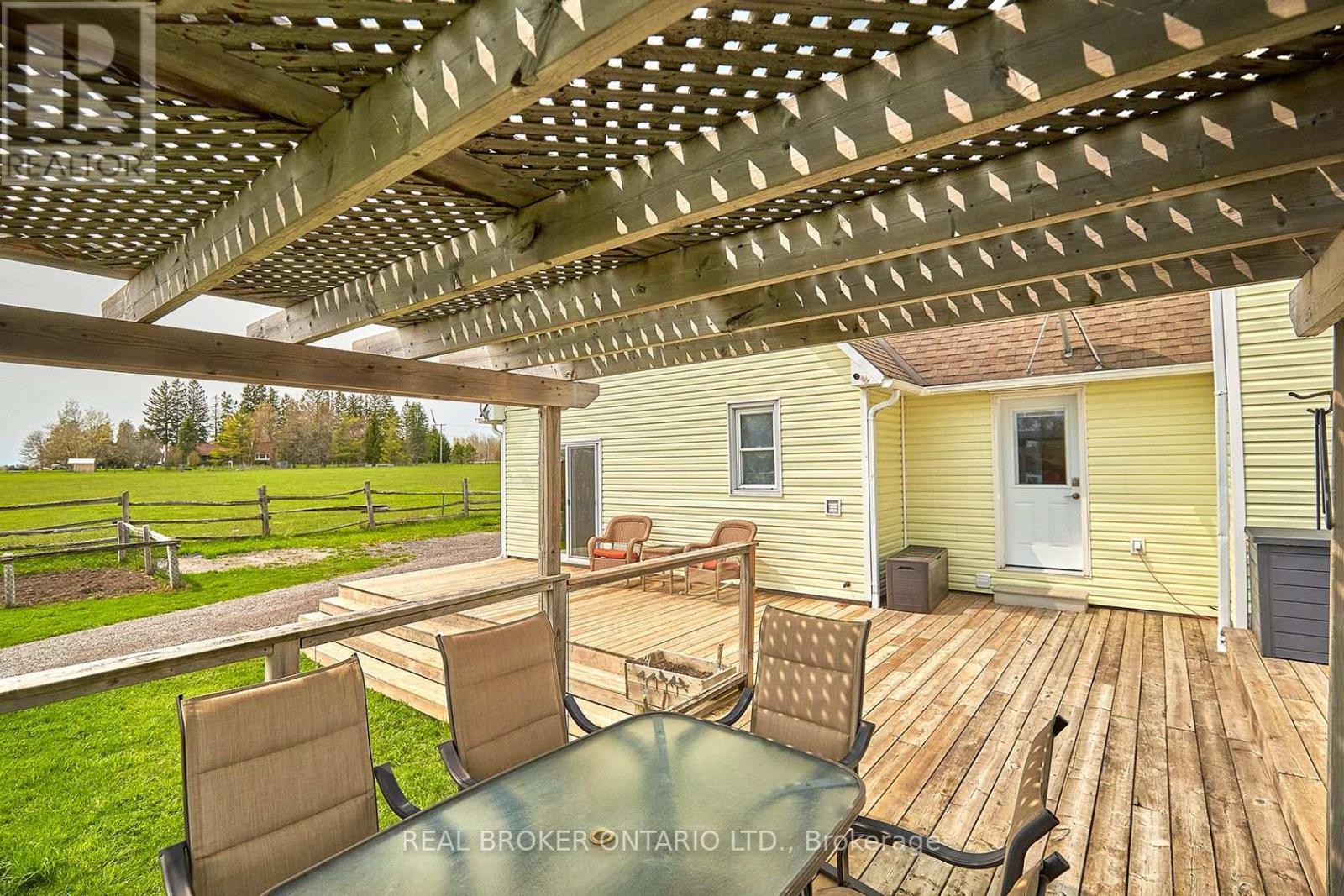 504224 89 Highway, Amaranth, ON - Outdoor With Deck Patio Veranda With Exterior