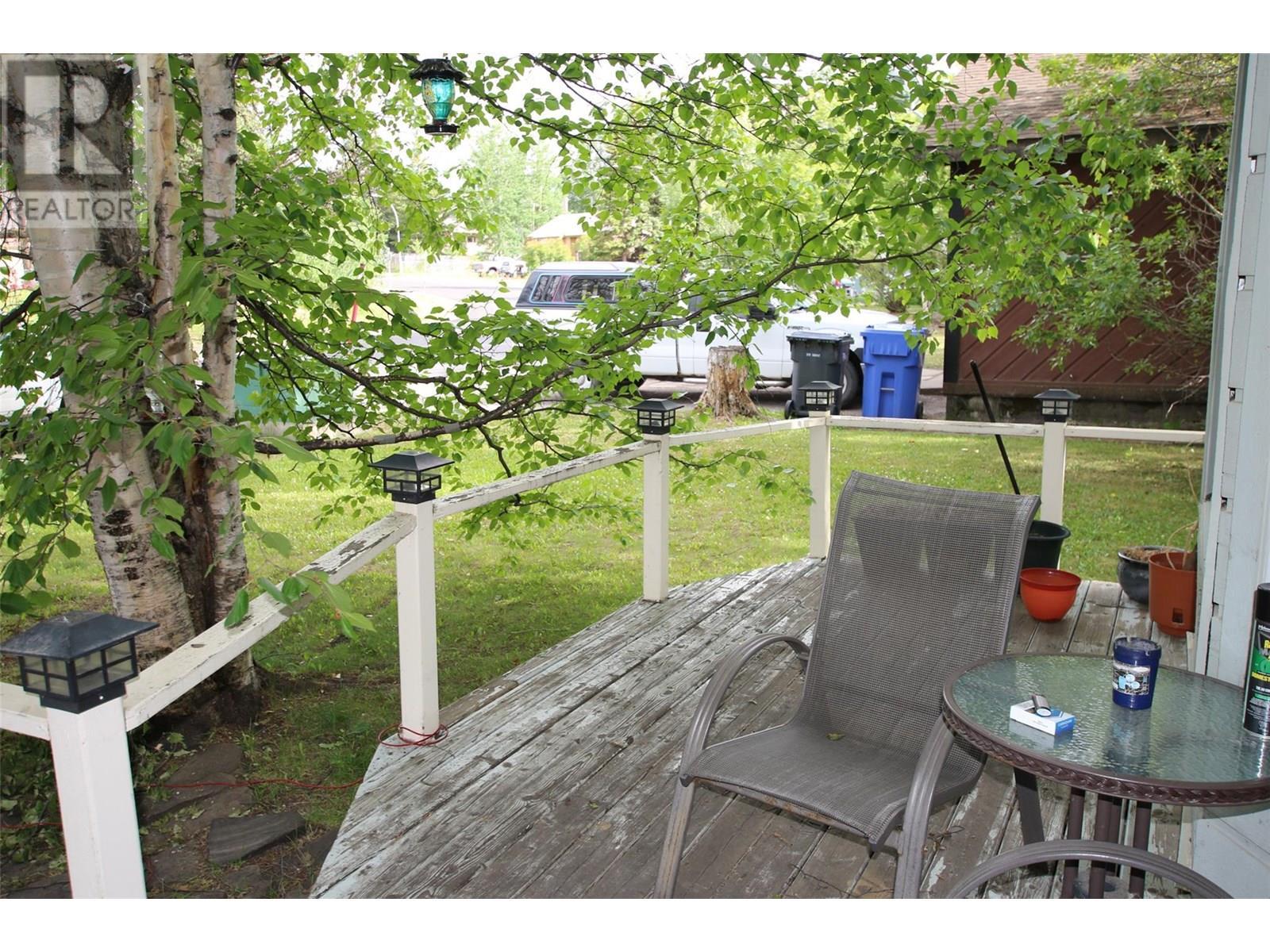 232 Bergeron Drive, Tumbler Ridge, BC - Outdoor With Deck Patio Veranda