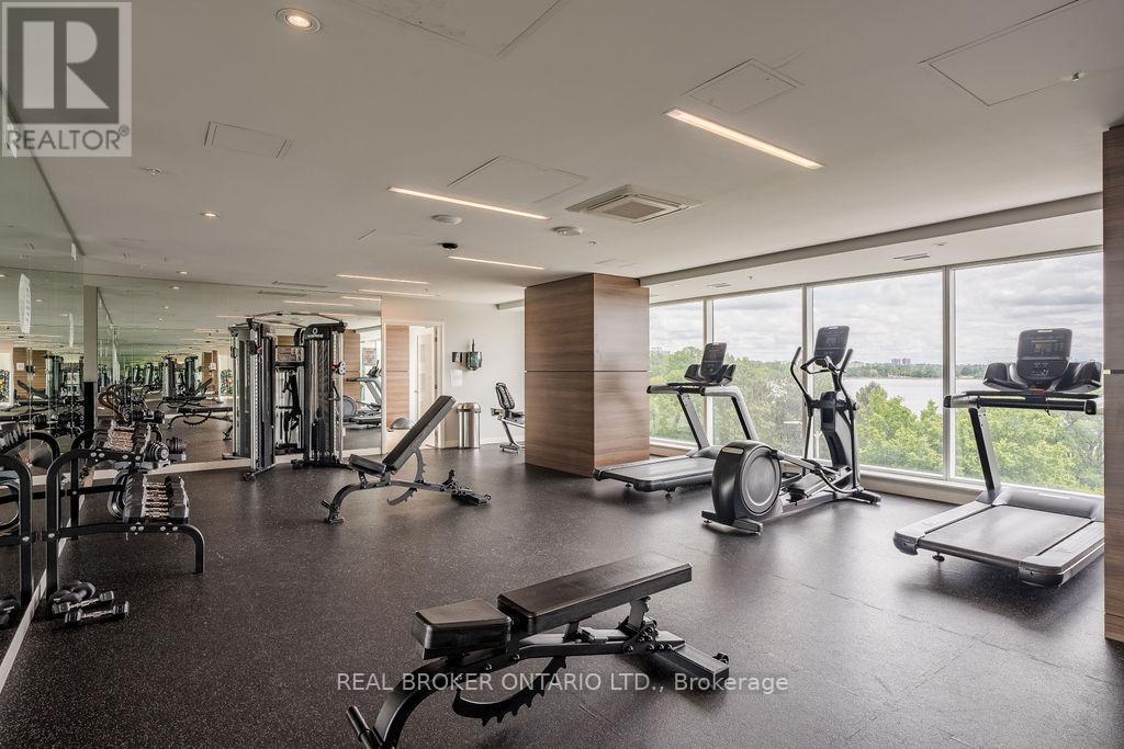 4401 - 805 Carling Avenue, Ottawa, ON - Indoor Photo Showing Gym Room